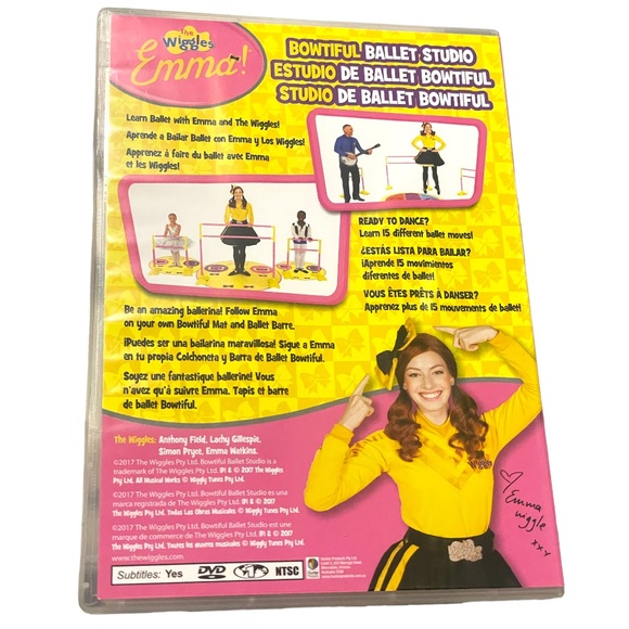 Emma Wiggle Bowtiful Ballet Studio DVD The Wiggles Learn Ballet for Kids DVD - Picture 3 of 4